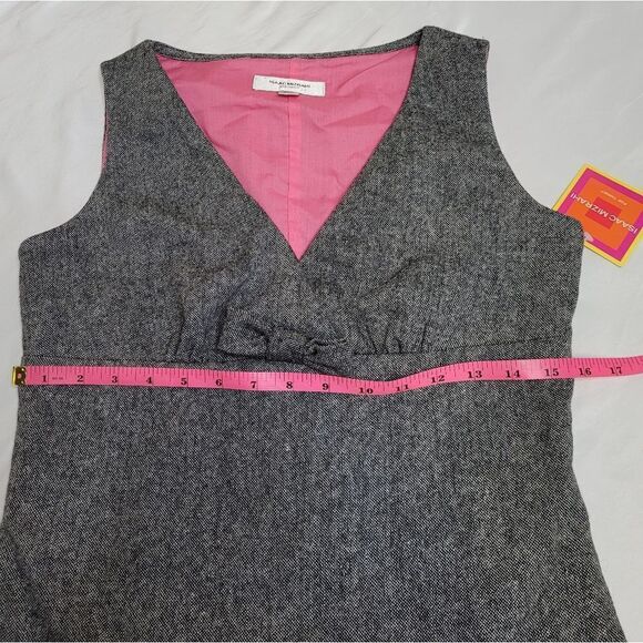 NEW Isaac Mizrahi x Target Y2K 2007 corpcore gray sleeveless shell top XS - Picture 9 of 10